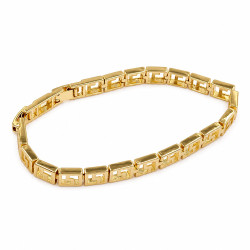 Bransoletka CM miedź pozłacana 14k [ 17+2 cm ] - MF44202