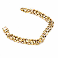 Bransoletka CM miedź pozłacana 14k [ 17+2 cm ] - MF44208