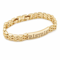 Bransoletka CM miedź pozłacana 14k [ 17+2 cm ] - MF44204