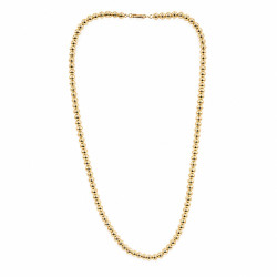 Naszyjnik CM miedź pozłacana 14k [ 46 cm ] - MF44085
