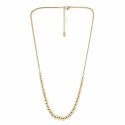 Naszyjnik CM miedź pozłacana 14k [ 40+5 cm ] - MF44133