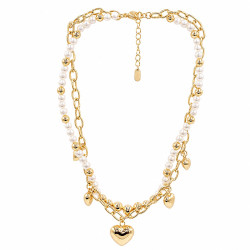 Naszyjnik CM miedź pozłacana 14k [ 40+5 cm ] - MF44167