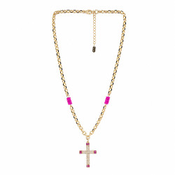 Naszyjnik CM miedź pozłacana 14k [ 45+5 cm ] - MF44147