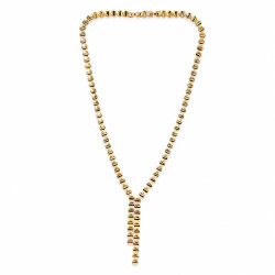 Naszyjnik CM miedź pozłacana 14k [ 46 cm ]- MF44062