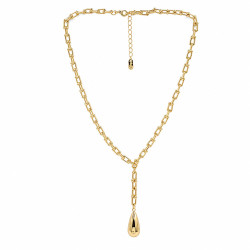 Naszyjnik CM miedź pozłacana 14k [ 40+5 cm ] - MF44076