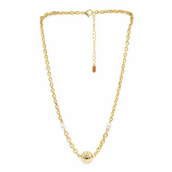 Naszyjnik CM miedź pozłacana 14k [ 40+5 cm ] - MF44163