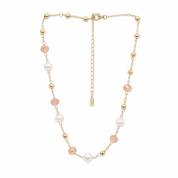 Naszyjnik CM miedź pozłacana 14k [ 40+5 cm ] - MF44149