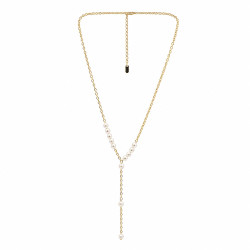 Naszyjnik CM miedź pozłacana 14k [ 40+5 cm ] - MF44162