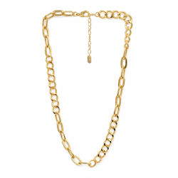 Naszyjnik CM miedź pozłacana 14k [ 40+5 cm ] - MF44064