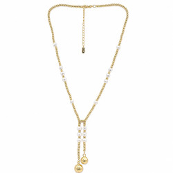 Naszyjnik CM miedź pozłacana 14k [ 40+5 cm ] - MF44160