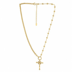 Naszyjnik CM miedź pozłacana 14k [ 40+5 cm ] - MF44175