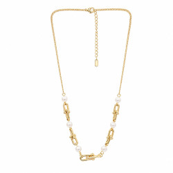 Naszyjnik CM miedź pozłacana 14k [ 40+5 cm ] - MF44073