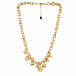 Naszyjnik CM miedź pozłacana 14k [ 40+5 cm ] - MF44096