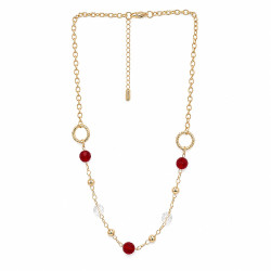 Naszyjnik CM miedź pozłacana 14k [ 40+5 cm ] - MF42989