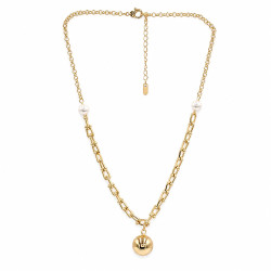 Naszyjnik CM miedź pozłacana 14k [ 40+5 cm ] - MF44157