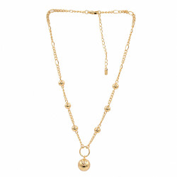 Naszyjnik CM miedź pozłacana 14k [ 40+5 cm ] - MF44095