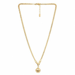 Naszyjnik CM miedź pozłacana 14k [ 40+5 cm ] - MF44099