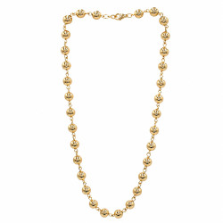 Naszyjnik CM miedź pozłacana 14k [ 45 cm ] - MF44089