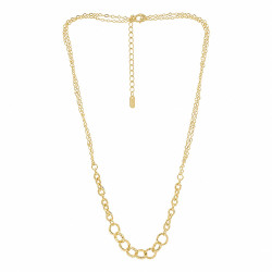 Naszyjnik CM miedź pozłacana 14k [ 40+5 cm ] - MF44129