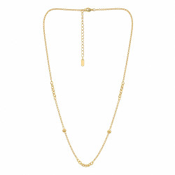 Naszyjnik CM miedź pozłacana 14k [ 40+5 cm ] - MF44088