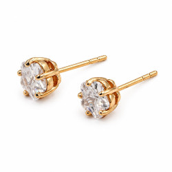 Kolczyki Xuping pozłacane 18k [ 6 mm ] - MF40873