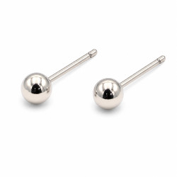 Kolczyki Xuping rodowane [ 4 mm ] - MF40882