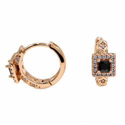 Kolczyki Xuping pozłacane 18k [ 1,3 cm ] - MF40818