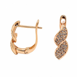 Kolczyki Xuping pozłacane 18k [ 1,5 cm ] - MF40785