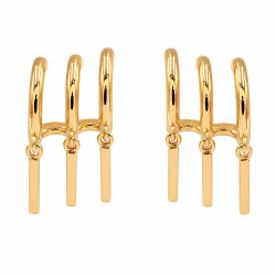 Kolczyki Xuping pozłacane 18k [ 2 x 1,5 cm ] - MF40919