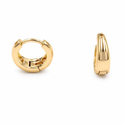 Kolczyki CM miedź pozłacana 14k [ 1,2 cm ] - MF44192