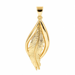 Przywieszka CM miedź pozłacana 14k [ 4,5 cm ] - MF44006
