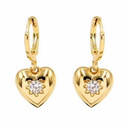 Kolczyki CM miedź pozłacana 14k [ 2,5 cm ] - MF44334