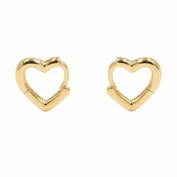 Kolczyki CM miedź pozłacana 14k [ 1 cm ] - MF44017