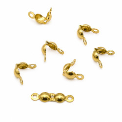 Elementy ze stali 316L zapięcia koniki [ 1,5 cm ] - MF43434-G