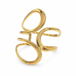 Pierścionek Xuping pozłacany 18k - MF43025