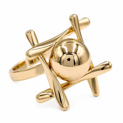Pierścionek Xuping pozłacany 18k - MF40970