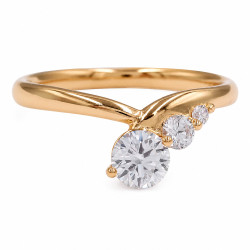 Pierścionek Xuping pozłacany 18k - MF43204