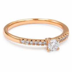 Pierścionek Xuping pozłacany 18k - MF43205