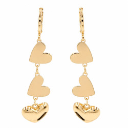 Kolczyki CM miedź pozłacana 14k [ 5,5 cm ] - MF44342