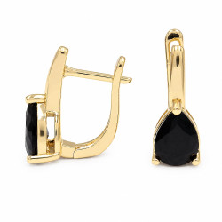 Kolczyki CM miedź pozłacana 14k [ 1,8 cm ] - MF44125
