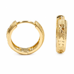 Kolczyki CM miedź pozłacana 14k [ 1,6 cm ] - MF44226