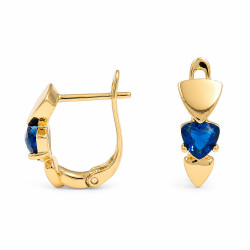 Kolczyki Xuping pozłacane 18k [ 1,5 cm ] - MF43195