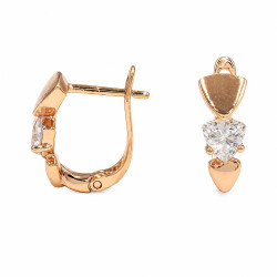 Kolczyki Xuping pozłacane 18k [ 1,5 cm ] - MF43192