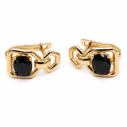 Kolczyki Xuping pozłacane 18k [ 1,5 cm ] - MF40620