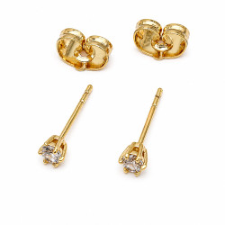 Kolczyki Xuping pozłacane 18k [ 0,3 cm ] - MF40570