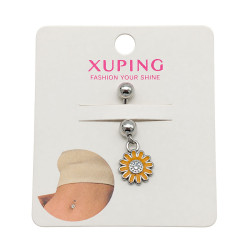 Kolczyk Xuping rodowany 3 cm [ piercing ] - MF40682
