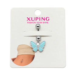 Kolczyk Xuping rodowany 2,5 cm [ piercing ] - MF40685