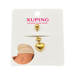 Kolczyk Xuping pozłacany 14k  3 cm [ piercing ] - MF40850