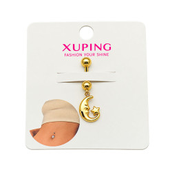 Kolczyk Xuping pozłacany 14k 3 cm [ piercing ] - MF43008