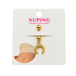 Kolczyk Xuping pozłacany 14k  3 cm [ piercing ] - MF43009